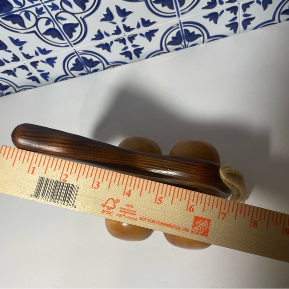 7'wooden horse Massager Toy oversized wheels Handle Yarn tail Ĥgʻgʻ - Picture 7 of 15